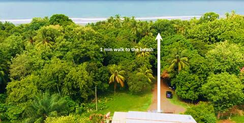 Villa 1 min walk to beach, 5BR+5BA