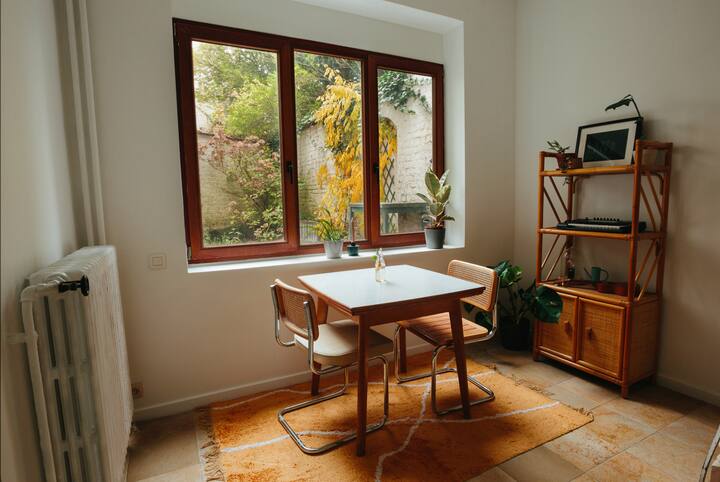 Gemütliche Wohnung mit Garten im angesagten Châtelain 🪴