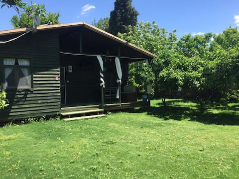 Popular Airbnb listing: Detached Wooden House with Air Conditioning in Assos Ahmetçe in Ayvacık