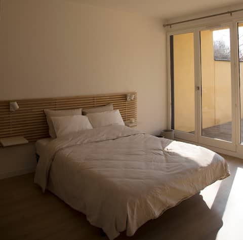 Charming studio on the border