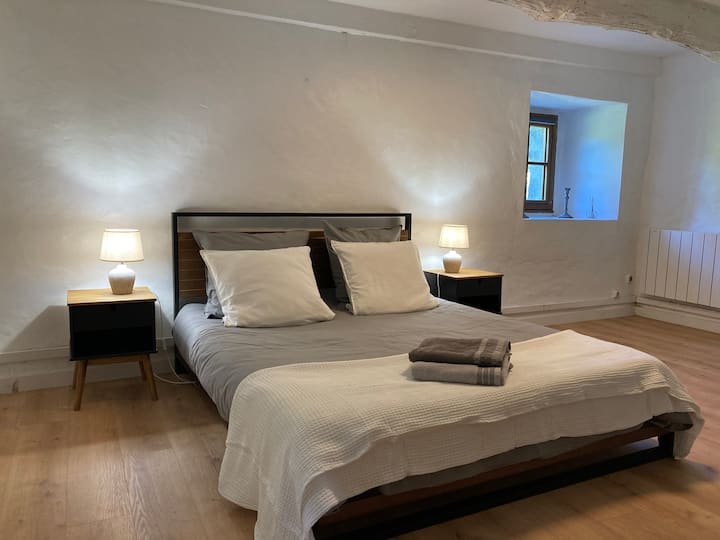 Chambre RdC , lit 160x200