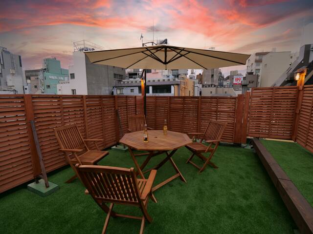 屋上付き！大人数BBQやホームパーティーもできる遊べるホテル！屋根付きなので雨でも安心！ gallery image 4