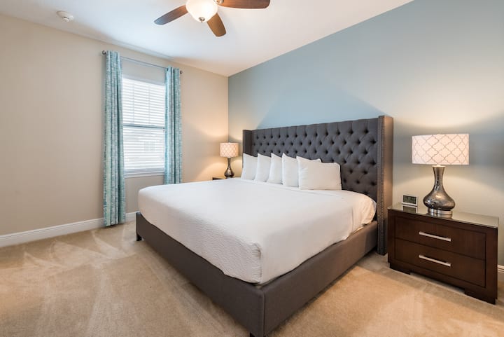 Bedroom #3 -  King Bed and en suite bathroom