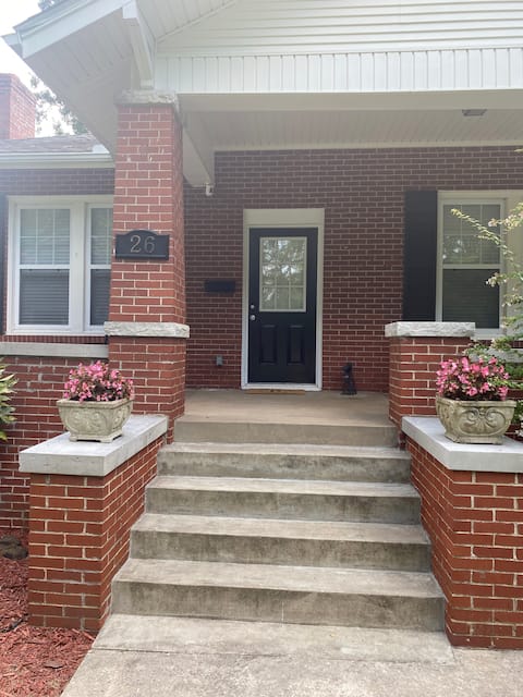 Pet-friendly, two-bedroom home.
