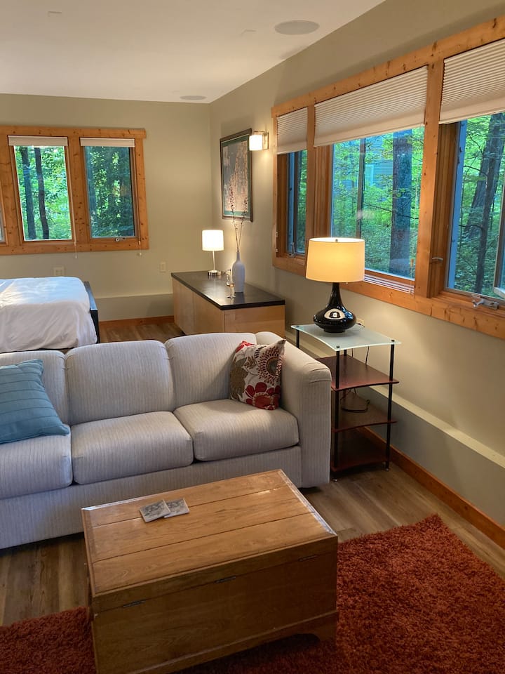 Espaciosa y privada. 