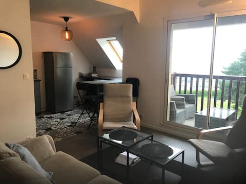 Top Airbnb: Beautiful duplex apartment in secure residence in Touques
