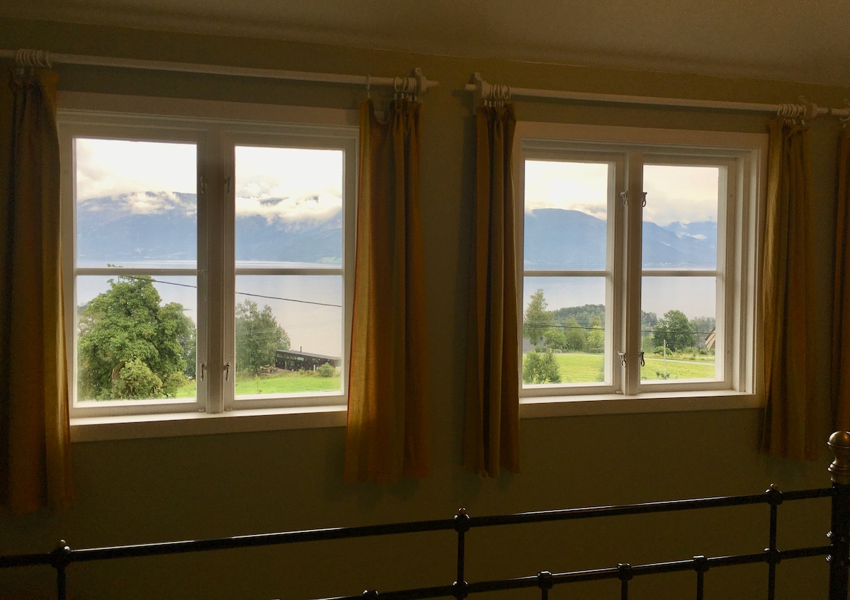 utsikt fra hovedsoverommet