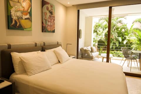 Successful Airbnb property: New Relaxing Studio w/ spacious balcony/Old City in Getsemani