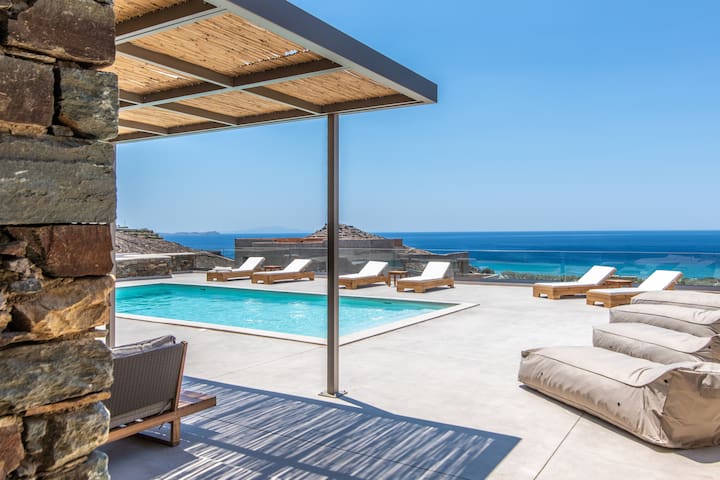 Blue Gres Villa | Sea View Villa in Tinos