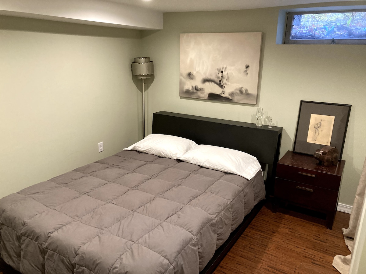 Lower level queen bedroom