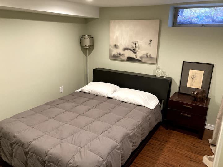 Lower level queen bedroom