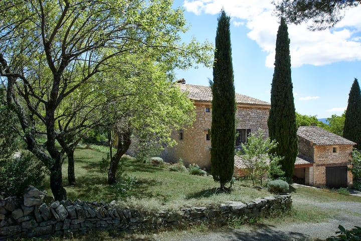 The villa in Gordes