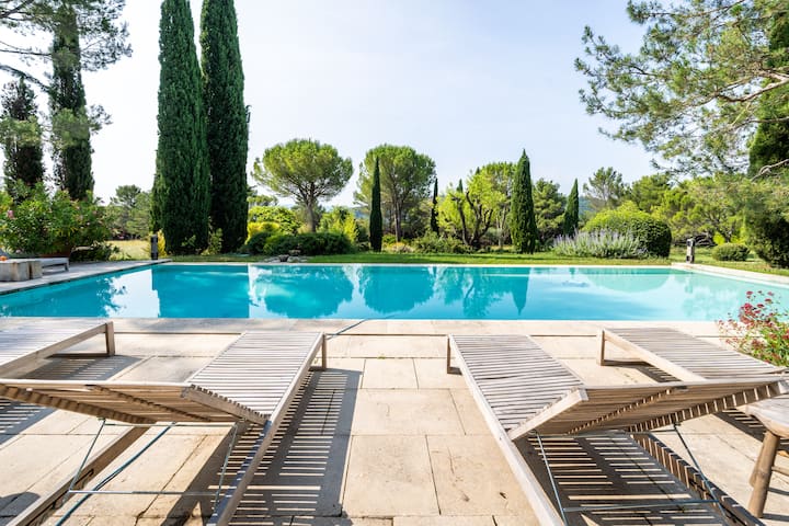 The villa in Gordes