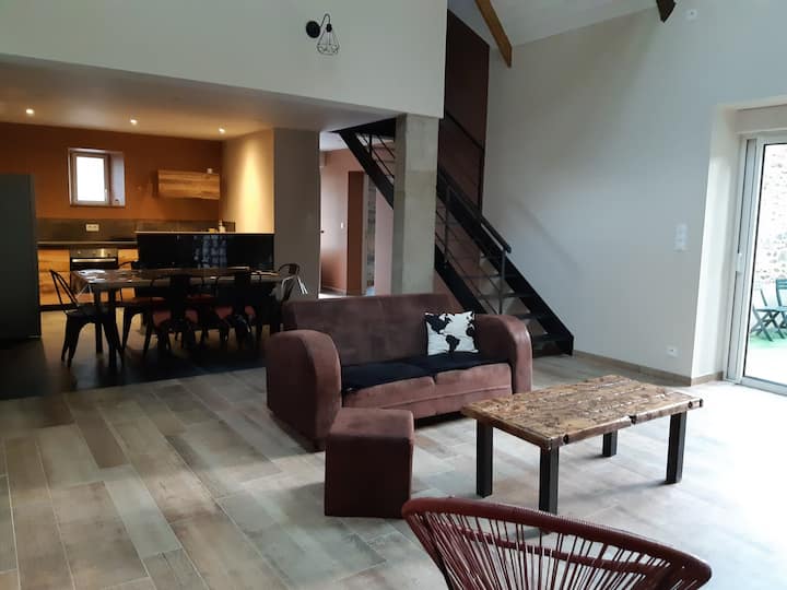 Longère Bretonne Rénovée En Loft "Rive Pontivy" - Pontivy