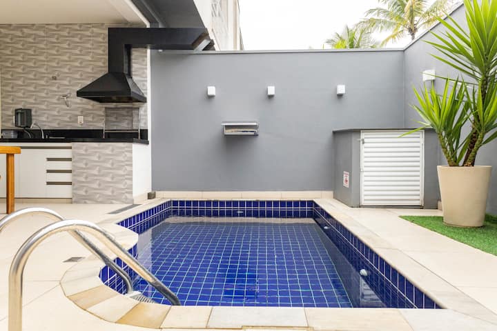 Piscina Privativa Casa Em Condo C/ Serv. De Praia - São Sebastião