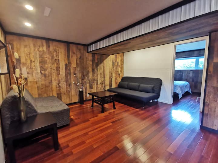 Suterénny salón s 2 rozkladacími pohovkami