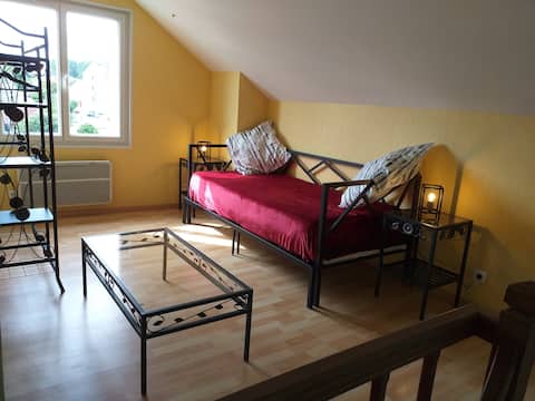 AMPENITY GITE, spacious and quiet + free parking