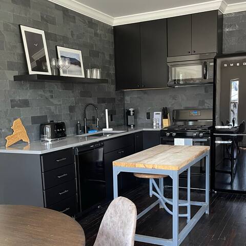Apartment B: the "modern" unit