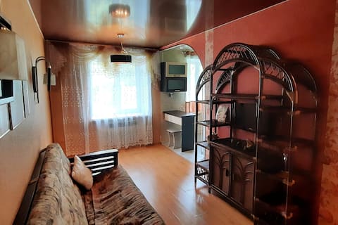 Spacious two-room apartment in Uglich