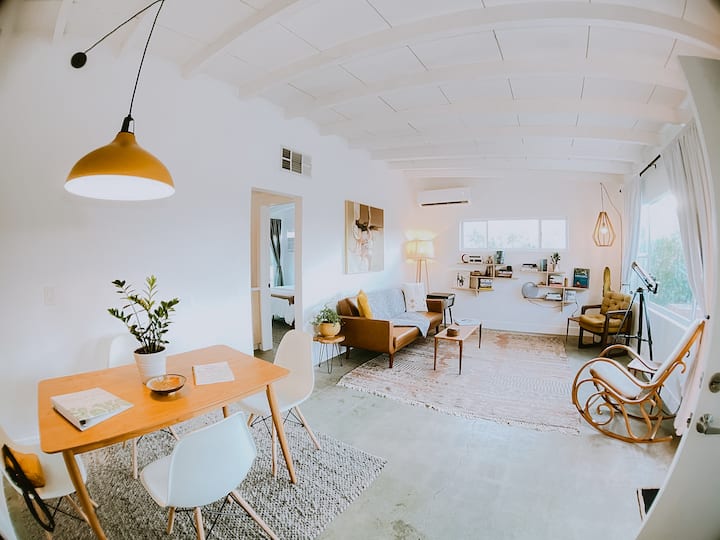 Living and dining rooms