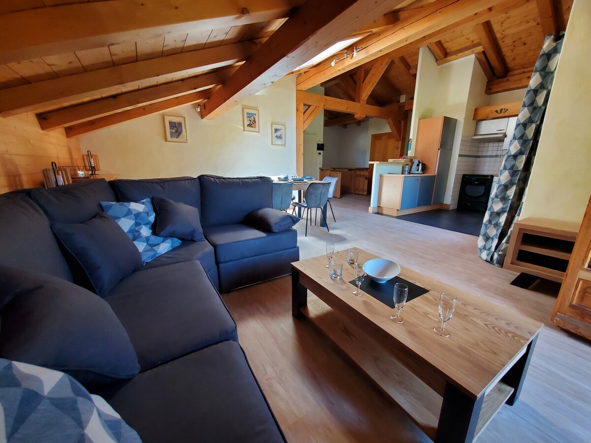 Successful Airbnb property: 88 m2 Rochebrune, 100 m from the ski slopes, 3* in Megève