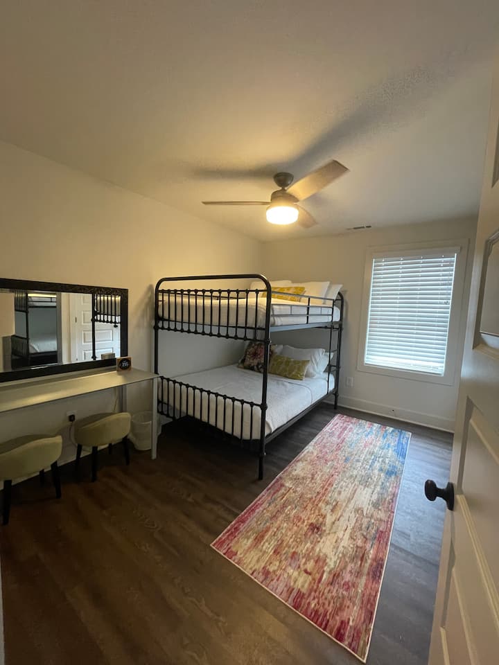 Bedroom with bunk Full Beds