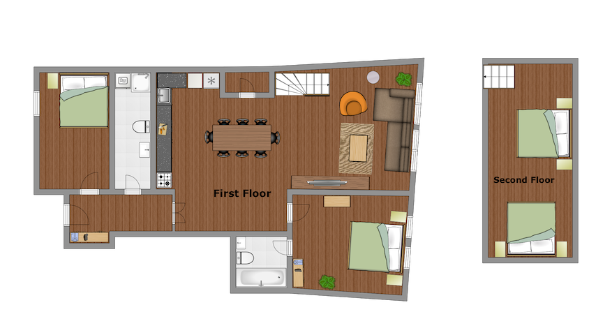 Wenceslas Square Loft F 3-Bedrooms (Old Town)