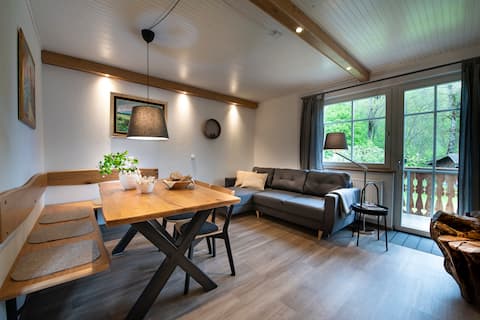 Idyllic appartement  with garden view.
