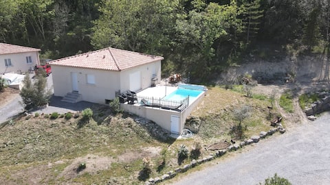 House + private pool, South Ardèche