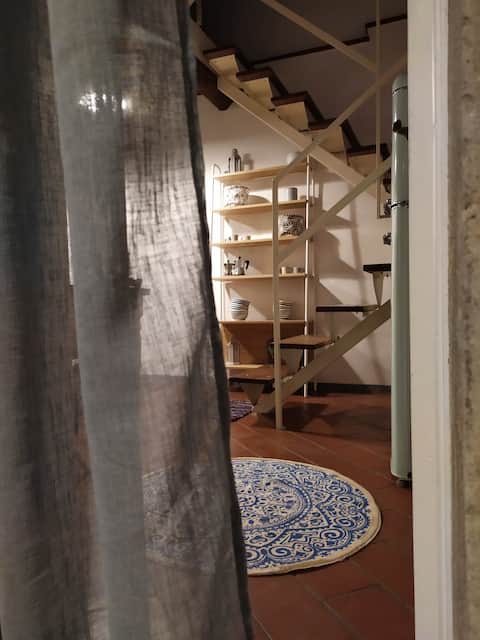 Top Airbnb: Charming stone house with stunning view balcony in Capannori