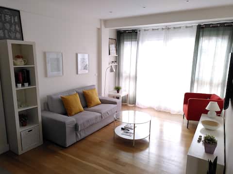 Bright, downtown and beautiful views