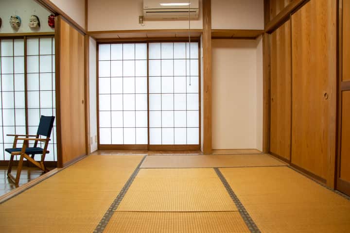 Kotatsu Room - doubles as the main floor bedroom.