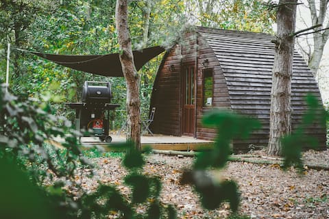 Reservoir Retreat - log cabin in private woodland