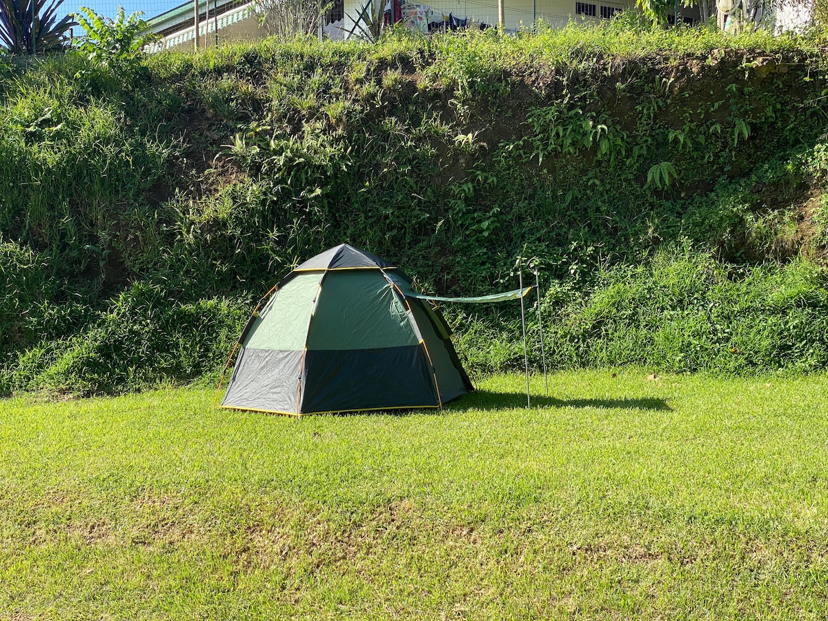 Terrain du Camping Tahiti Iti