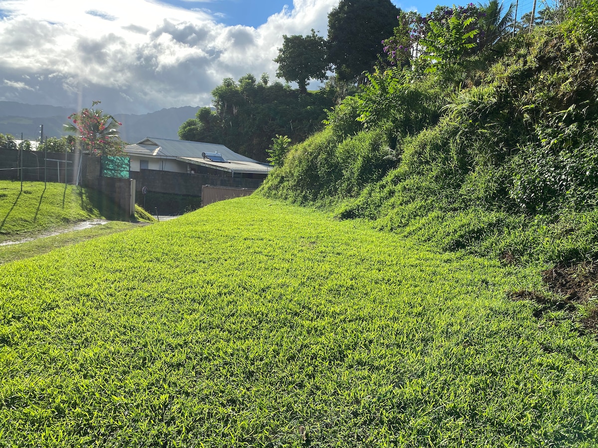 Emplacement du Camping Tahiti Iti