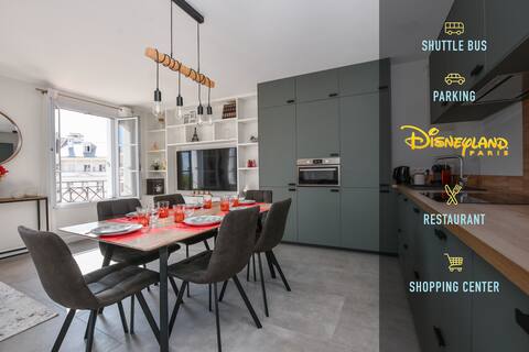 Propriété Airbnb réussie: Superb apartment for 6 people, Disneyland! à Serris