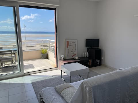 Successful Airbnb property: Beachfront apartment (2nd floor) in Saint Nic