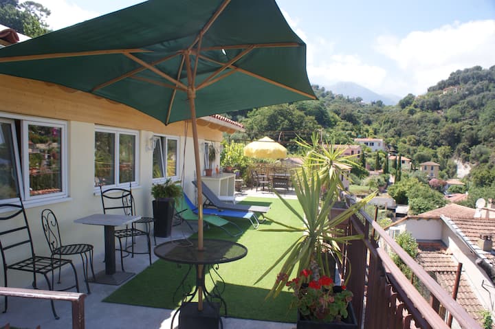 Magnifique Villa Avec Grande Terrasse - Menton