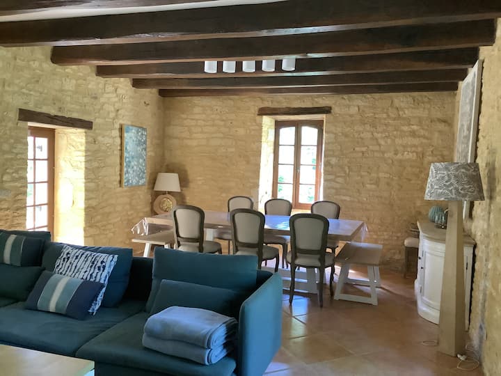 Magnifique Maison 12 Pers Piscine Spa Pétanque - Dordogne