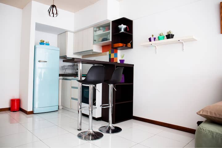 Studio with balcony in Palermo