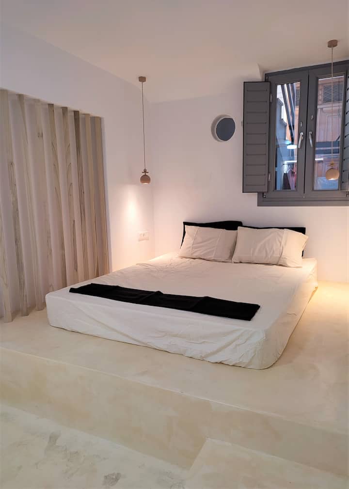 Dhomë gjumi/krevat dopio/dyshek anatomik/ventilator tavani