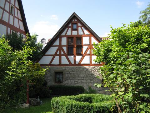 Idyllic half-timbered house at the gateway to the Black Forest