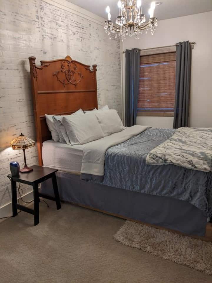 Basement Master with attached bath and laundry