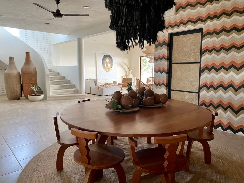 Casa Ocea, an art-filled house on the Gulf, Chuburná Puerto, Yucatán, Mexico, photo 8 of 10