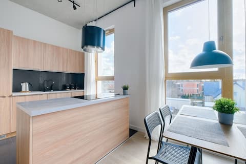 Top performing Airbnb: behind Cafe Peron", Patriotów 303 in Wawer