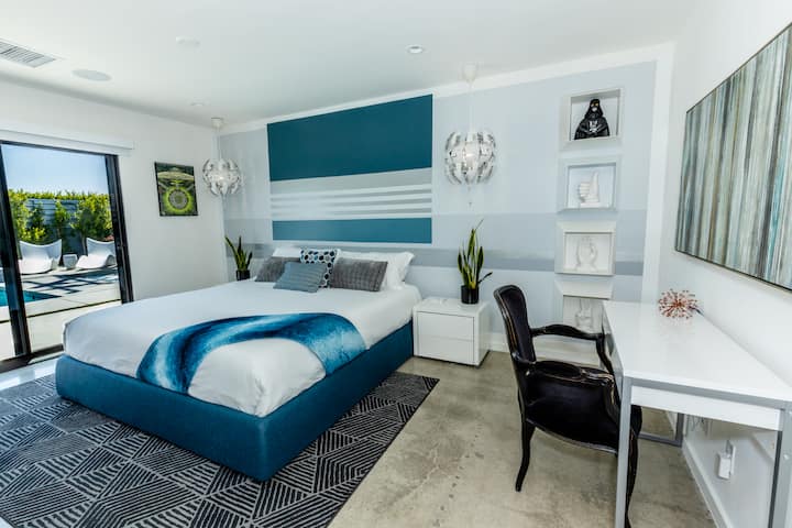 חדר שינה 2 עם חדר רחצה צמוד - מיטת קינג