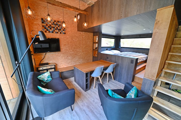 Wild Cube Durbuy-moderne Et éCologique Avec Hottub - Durbuy