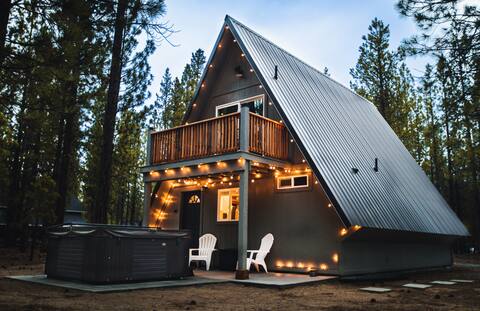 Deschutes A-Frame Cabin close to Bend, Crater Lake