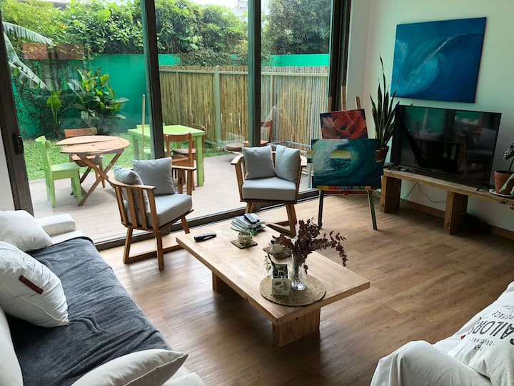 Two-bedroom two-storey house with patio in Bajo de San Isidro