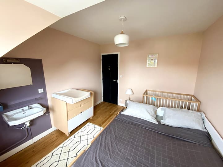 Roze kamer - versie 1 tweepersoonsbed